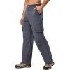 imageLittle Donkey Andy Mens Quick Dry UPF 50 Cargo Pants Stretch Lightweight Outdoor Hiking PantsSteel Gray