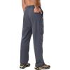 imageLittle Donkey Andy Mens Quick Dry UPF 50 Cargo Pants Stretch Lightweight Outdoor Hiking PantsSteel Gray