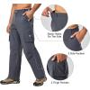 imageLittle Donkey Andy Mens Quick Dry UPF 50 Cargo Pants Stretch Lightweight Outdoor Hiking PantsSteel Gray