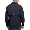 imageLittle Donkey Andy Mens UPF 50 UV Protection Shirt Breathable Long Sleeve Fishing Hiking Shirt AirHoles TechBlack Heather