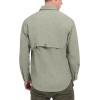 imageLittle Donkey Andy Mens UPF 50 UV Protection Shirt Breathable Long Sleeve Fishing Hiking Shirt AirHoles TechLaurel Oak Heather