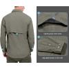 imageLittle Donkey Andy Mens UPF 50 UV Protection Shirt Breathable Long Sleeve Fishing Hiking Shirt AirHoles TechSage Heather