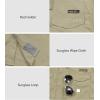 imageLittle Donkey Andy Mens UPF 50 UV Protection Shirt Long Sleeve Fishing Hiking ShirtKhakimultiple Pockets