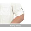imageLittle Donkey Andy Mens UPF 50 UV Protection Shirt Long Sleeve Fishing Hiking ShirtOff White Multiple Pockets