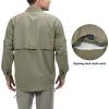 imageLittle Donkey Andy Mens UPF 50 UV Protection Shirt Long Sleeve Fishing Hiking ShirtSage