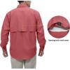imageLittle Donkey Andy Mens UPF 50 UV Protection Shirt Long Sleeve Fishing Hiking ShirtWatermelon