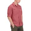 imageLittle Donkey Andy Mens UPF 50 UV Protection Shirt Long Sleeve Fishing Hiking ShirtWatermelonmultiple Pockets