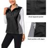 imageLittle Donkey Andy Womens Softshell Vest Lightweight Golf Vest Windproof Sleeveless Cycling Vest for Running HikingBlack