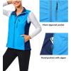 imageLittle Donkey Andy Womens Softshell Vest Lightweight Golf Vest Windproof Sleeveless Cycling Vest for Running HikingBlue