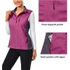 imageLittle Donkey Andy Womens Softshell Vest Lightweight Golf Vest Windproof Sleeveless Cycling Vest for Running HikingRose