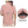 imageLittle Donkey Andy Womens UPF 50 UV Protection Shirt Breathable Long Sleeve Fishing Hiking Shirts Quick DryA Coral