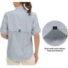 imageLittle Donkey Andy Womens UPF 50 UV Protection Shirt Breathable Long Sleeve Fishing Hiking Shirts Quick DryA Gray