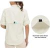 imageLittle Donkey Andy Womens UPF 50 UV Protection Shirt Breathable Long Sleeve Fishing Hiking Shirts Quick DryMarshmallow