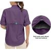 imageLittle Donkey Andy Womens UPF 50 UV Protection Shirt Breathable Long Sleeve Fishing Hiking Shirts Quick DryPurple