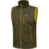 imageLittle Donkey Andy Mens Lightweight Softshell Vest Windproof Sleeveless Jacket for Travel Hiking Running GolfOlive