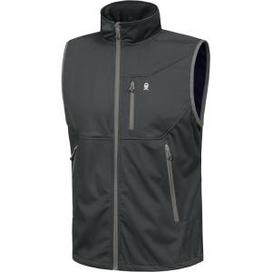 imageLittle Donkey Andy Mens Lightweight Softshell Vest Windproof Sleeveless Jacket for Travel Hiking Running GolfDark Grey