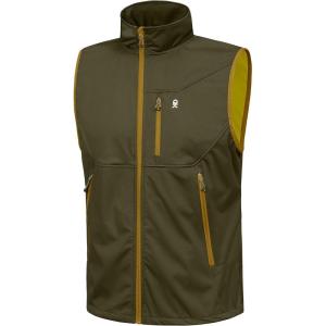 imageLittle Donkey Andy Mens Lightweight Softshell Vest Windproof Sleeveless Jacket for Travel Hiking Running GolfOlive