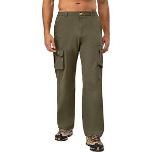 imageLittle Donkey Andy Mens Quick Dry UPF 50 Cargo Pants Stretch Lightweight Outdoor Hiking PantsCapulet Olive