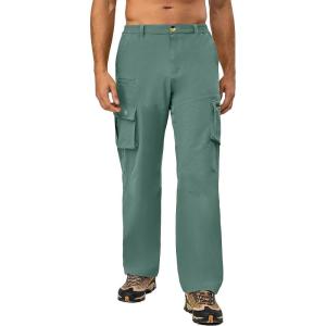 imageLittle Donkey Andy Mens Quick Dry UPF 50 Cargo Pants Stretch Lightweight Outdoor Hiking PantsSage
