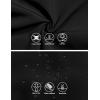 imageLittle Donkey Andy Mens Lightweight Breathable Windbreaker Golf Jacket UPF50 Windproof Outdoor Running CoatHoodieblack