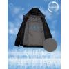 imageLittle Donkey Andy Mens Lightweight Breathable Windbreaker Golf Jacket UPF50 Windproof Outdoor Running CoatHoodieblack