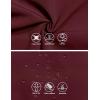 imageLittle Donkey Andy Mens Lightweight Breathable Windbreaker Golf Jacket UPF50 Windproof Outdoor Running CoatHoodiedark Red