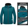 imageLittle Donkey Andy Mens Lightweight Breathable Windbreaker Golf Jacket UPF50 Windproof Outdoor Running CoatHoodiedeep Lake