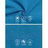 imageLittle Donkey Andy Mens Lightweight Breathable Windbreaker Golf Jacket UPF50 Windproof Outdoor Running CoatHoodiedresden Blue