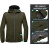 imageLittle Donkey Andy Mens Lightweight Breathable Windbreaker Golf Jacket UPF50 Windproof Outdoor Running CoatHoodieolive