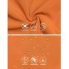 imageLittle Donkey Andy Mens Lightweight Breathable Windbreaker Golf Jacket UPF50 Windproof Outdoor Running CoatHoodieorange
