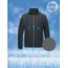 imageLittle Donkey Andy Mens Lightweight Breathable Windbreaker Golf Jacket UPF50 Windproof Outdoor Running CoatStand Collardark Gray