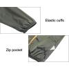 imageLittle Donkey Andy Mens Lightweight Packable Sun Protection Jacket Quick Dry Full Zip Hooded Windbreaker for HikingA Windbreaker Army Green
