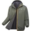imageLittle Donkey Andy Mens Lightweight Packable Sun Protection Jacket Quick Dry Full Zip Hooded Windbreaker for HikingB Insulation Army Green