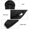 imageLittle Donkey Andy Mens Lightweight Packable Sun Protection Jacket Quick Dry Full Zip Hooded Windbreaker for HikingB Insulation Black