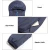 imageLittle Donkey Andy Mens Lightweight Packable Sun Protection Jacket Quick Dry Full Zip Hooded Windbreaker for HikingB Insulation Navy Blue