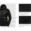 imageLittle Donkey Andy Mens Lightweight Running Jackets Full Zip Hooded Sports Jacket for Winter Hiking Golf CasualA1 Black