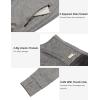 imageLittle Donkey Andy Mens Lightweight Running Jackets Full Zip Hooded Sports Jacket for Winter Hiking Golf CasualA2 Gray