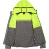 imageLittle Donkey Andy Mens Lightweight Running Jackets Full Zip Hooded Sports Jacket for Winter Hiking Golf CasualA6 GrayFluorescent Yellow