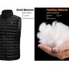 imageLittle Donkey Andy Mens Lightweight Warm Puffer Vest Outdoor Sleeveless Jacket for Golf Hiking Casual TravelA1 Jet Black