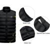 imageLittle Donkey Andy Mens Lightweight Warm Puffer Vest Thermal Golf Sleeveless Jacket for Outdoor Hiking Travel Casual1 Jet Black