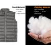 imageLittle Donkey Andy Mens Lightweight Warm Puffer Vest Thermal Golf Sleeveless Jacket for Outdoor Hiking Travel Casual3 Light Gray