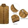 imageLittle Donkey Andy Mens Lightweight Warm Puffer Vest Thermal Golf Sleeveless Jacket for Outdoor Hiking Travel Casual6 Mustard Gold