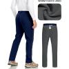 imageLittle Donkey Andy Mens Puffer Pants Warm Fleece Lined Quilted Insulation Snow Ski PantsClassic Blue