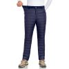 imageLittle Donkey Andy Mens Puffer Pants Warm Fleece Lined Quilted Insulation Snow Ski PantsClassic Blue