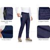 imageLittle Donkey Andy Mens Puffer Pants Warm Fleece Lined Quilted Insulation Snow Ski PantsClassic Bluefleece Lined