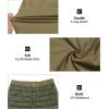imageLittle Donkey Andy Mens Puffer Pants Warm Fleece Lined Quilted Insulation Snow Ski PantsDark Green