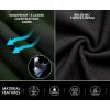 imageLittle Donkey Andy Mens Softshell Jacket with Removable Hood Fleece LinedAelm Green