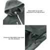 imageLittle Donkey Andy Mens Softshell Jacket with Removable Hood Fleece LinedAgray