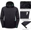imageLittle Donkey Andy Mens Softshell Jacket with Removable Hood Fleece LinedBblack Floral