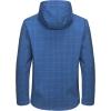 imageLittle Donkey Andy Mens Softshell Jacket with Removable Hood Fleece LinedBblue Plaid